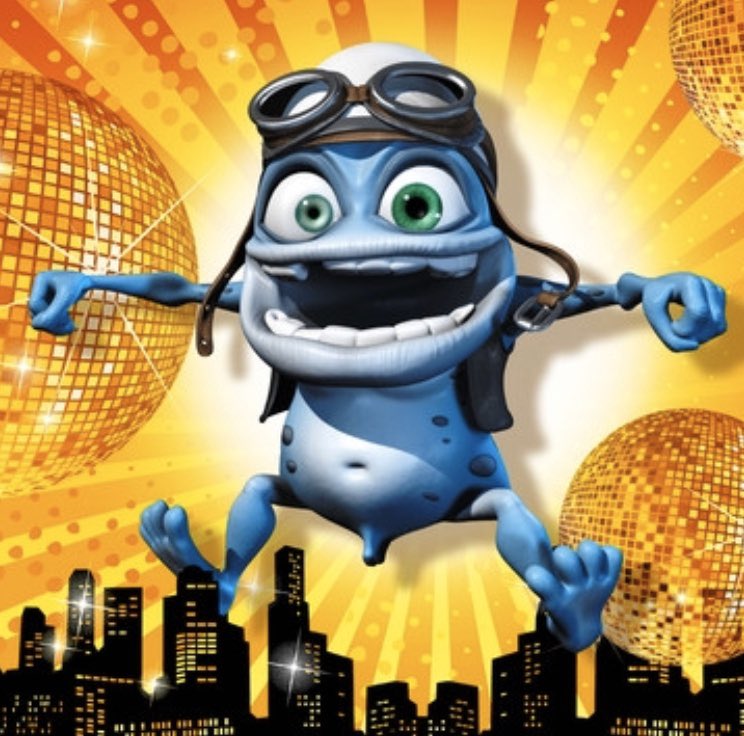 basedcoachkush's tweet photo. can we talk about crazy frog’s dick? https://t.co/0rWuZBn2zB