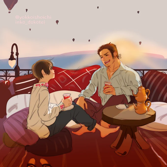 #APHワンドロ版深夜創作60分一本勝負
@Hetalia_1daw

週末コンビ de [ 紅茶 ]
絶景でい! 