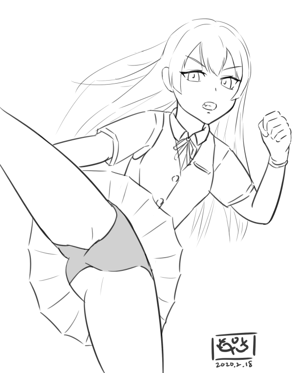 親潮「なに……猫かしら?この感じ…違う!てぇえいっ!」
#艦これ版深夜の真剣お絵描き60分一本勝負
#艦これ版真剣お絵描き60分一本勝負_20200218 