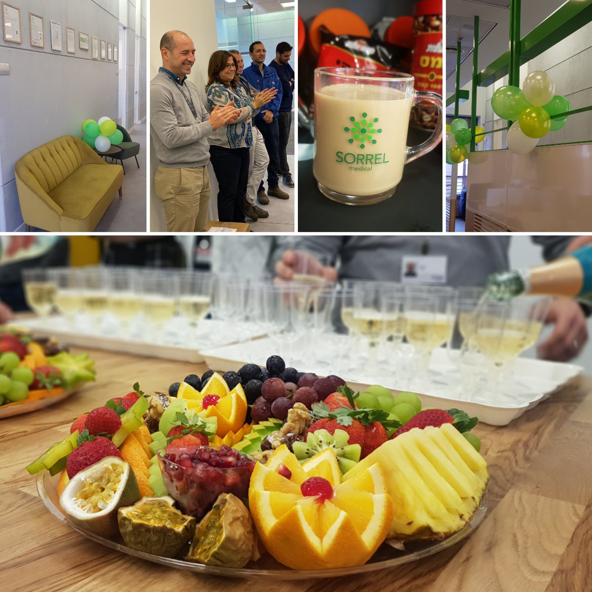 SorrelMedical's tweet photo. We're celebrating the move to Sorrel's new offices and welcoming our newest recruits to the Sorrel Medical team - 2020 has started off with a bang! #medtech #expanding https://t.co/5NFXWl6iJp