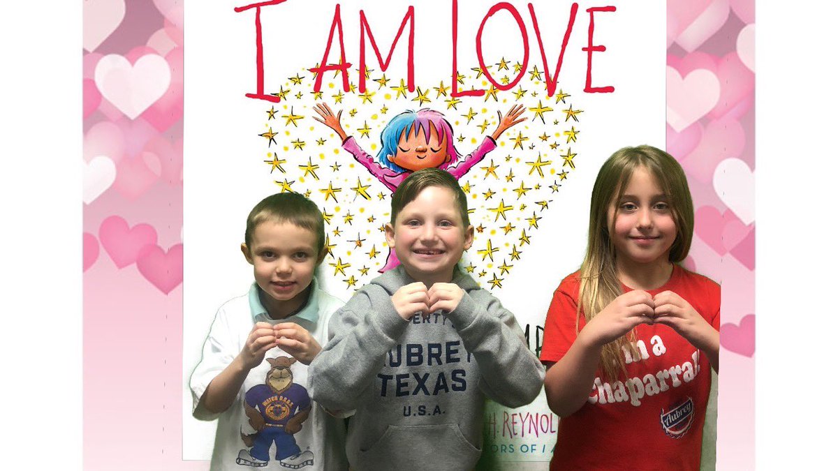 CounselorBESt's tweet photo. Our character trait this month is compassion! We created our own “I AM Love” artwork inspired by @susanverde and @peterhreynolds! #inspiringchaps @AISDBrockett @aubreyisd https://t.co/ZFCq01TlMj