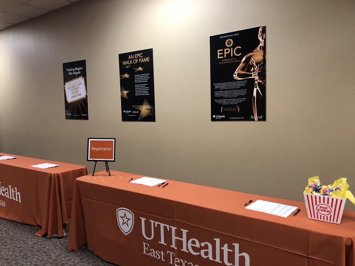 Allison_Pollan's tweet photo. The stage is set for today’s @UTHEastTexas Leadership Conference! https://t.co/9tX5odjnnr