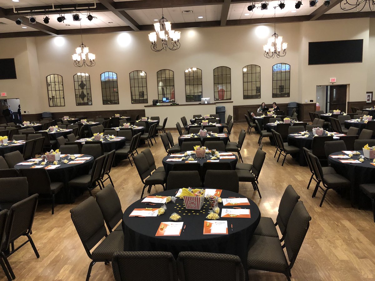 Allison_Pollan's tweet photo. The stage is set for today’s @UTHEastTexas Leadership Conference! https://t.co/9tX5odjnnr