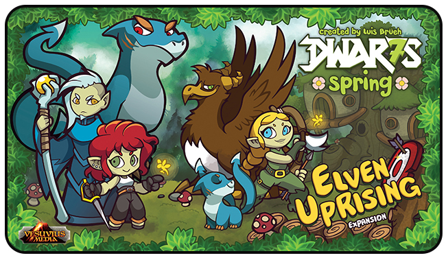 Vesuvius_Media's tweet photo. #Dwar7s Spring late pledging closes February 23! Last chance to get in on this #Kickstarter! Backers get the Enchanted Forest Expansion (value $30) FREE! https://t.co/nlkbQM6xub #tabletopgames #gamedev #boardgames #Dwar7sSpring #Dwar7sFall #Dwar7sWinter #LuisBrueh #indiegames https://t.co/dHwPScTdvy