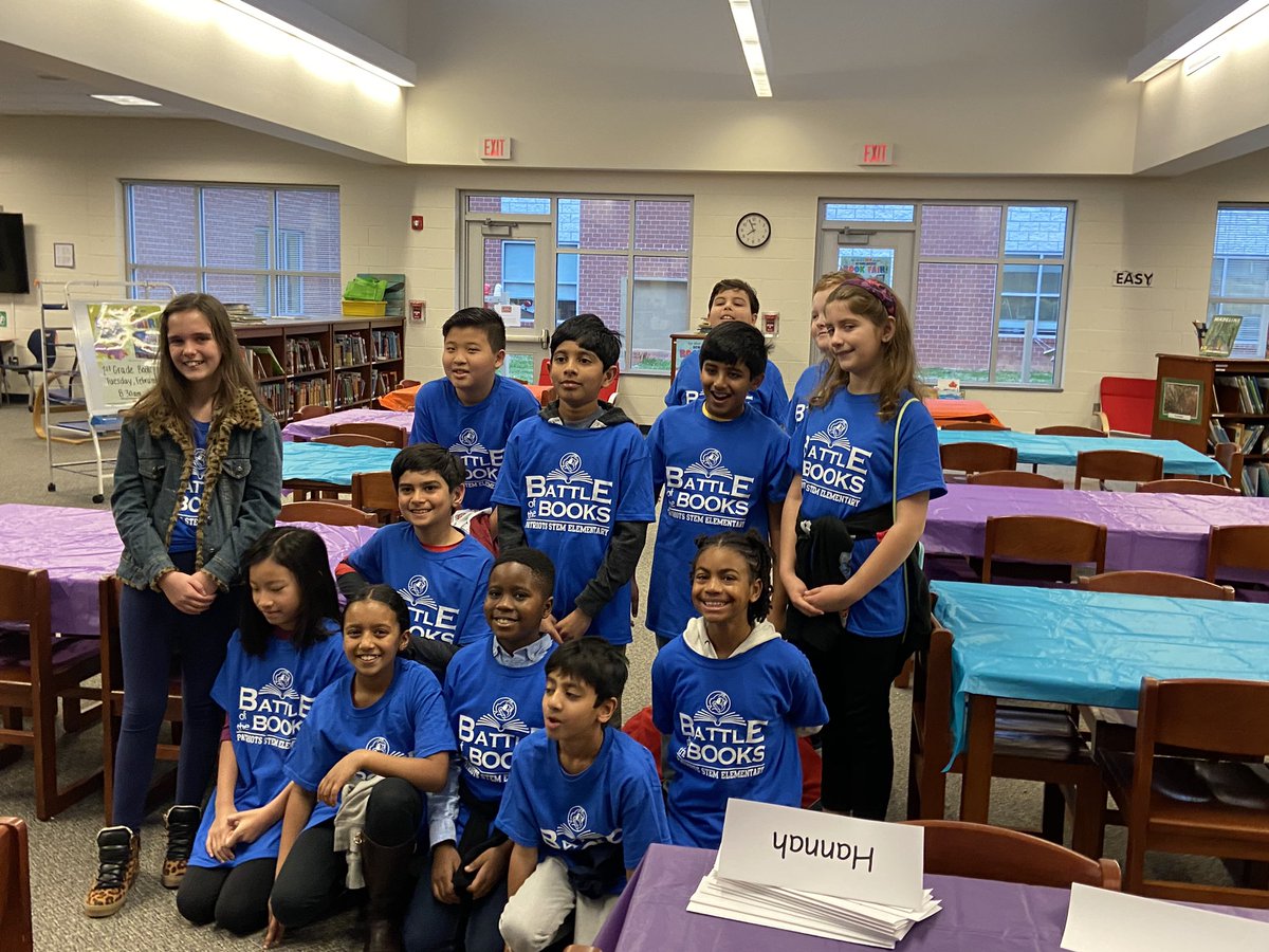 studentofedu's tweet photo. Battle of the Books 📚 time! #patriotsstem #battleofthebooks #wearelit https://t.co/s2mwoSX1pJ