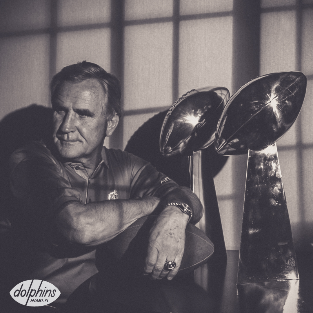 MiamiDolphins's tweet photo. 50 years ago today, we hired Coach Shula 🐐

The rest is history 🏆 https://t.co/p1OSiIQG7R