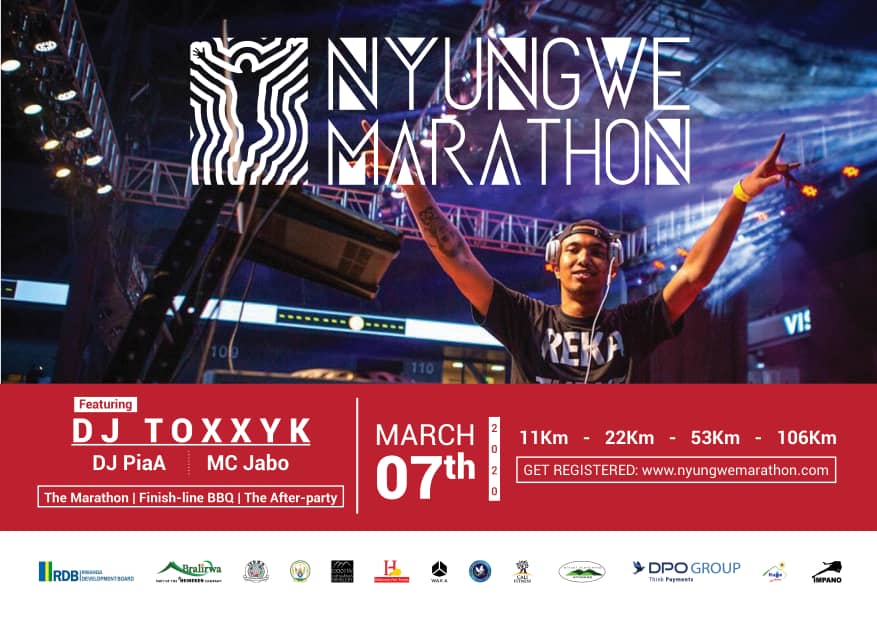 Juve_MJ's tweet photo. 🚀 #RwOT. MAJOR ALERT🚀

@NyungweMarathon festival is back again. With our very own @djtoxxyk and DJ Piaa on ones and twos.

Of course I wil be the official MC.

RETWEETS
SHARE
LIKE 

@Rutambi_ @nikokezanate @angeliqueI2040 @aline_bellarich @Blacky_Thi @GwizaHenry @KhaledBisa https://t.co/eCjBUxGPuH