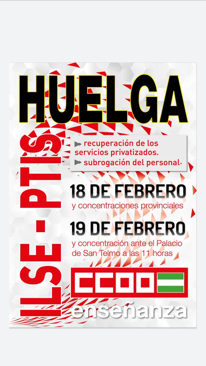marelba89's tweet photo. Allí estaremos l@s PTIS e ILSE luchando por el mantenimiento de nuestros puestos de trabajo! Somos 1400 personas a las que la @AndaluciaJunta nos tiene subcontratad@s de forma precaria @informativost5 @A3Noticias @noticias_cuatro @sextaNoticias @CSurNoticias https://t.co/Zn868fnY9t