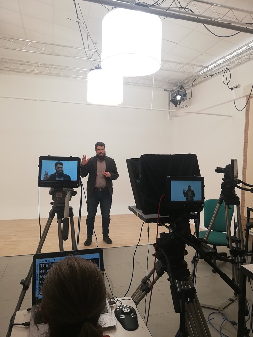enbrain_project's tweet photo. Photos from the filming of the @EUErasmusPlus #EnbrainProject #MOOC to introduce the Master in Renewable and Sustainable Energy. More info at: https://t.co/nsi7Ey4ugI https://t.co/cSUNZLsFmS