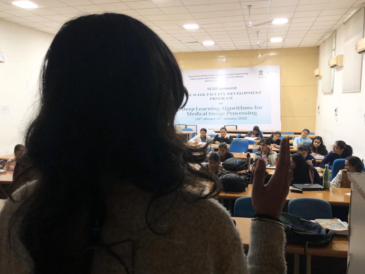 AmbikaA55's tweet image. Today I conducted #IamRemarkable workshop at CodeIn event organised by @Codechef_igdtuw @codechef @CodingBlocksIn
Stories were amazing✨♥️
#WomenInSTEM #womenintech #Inspiration #motivation