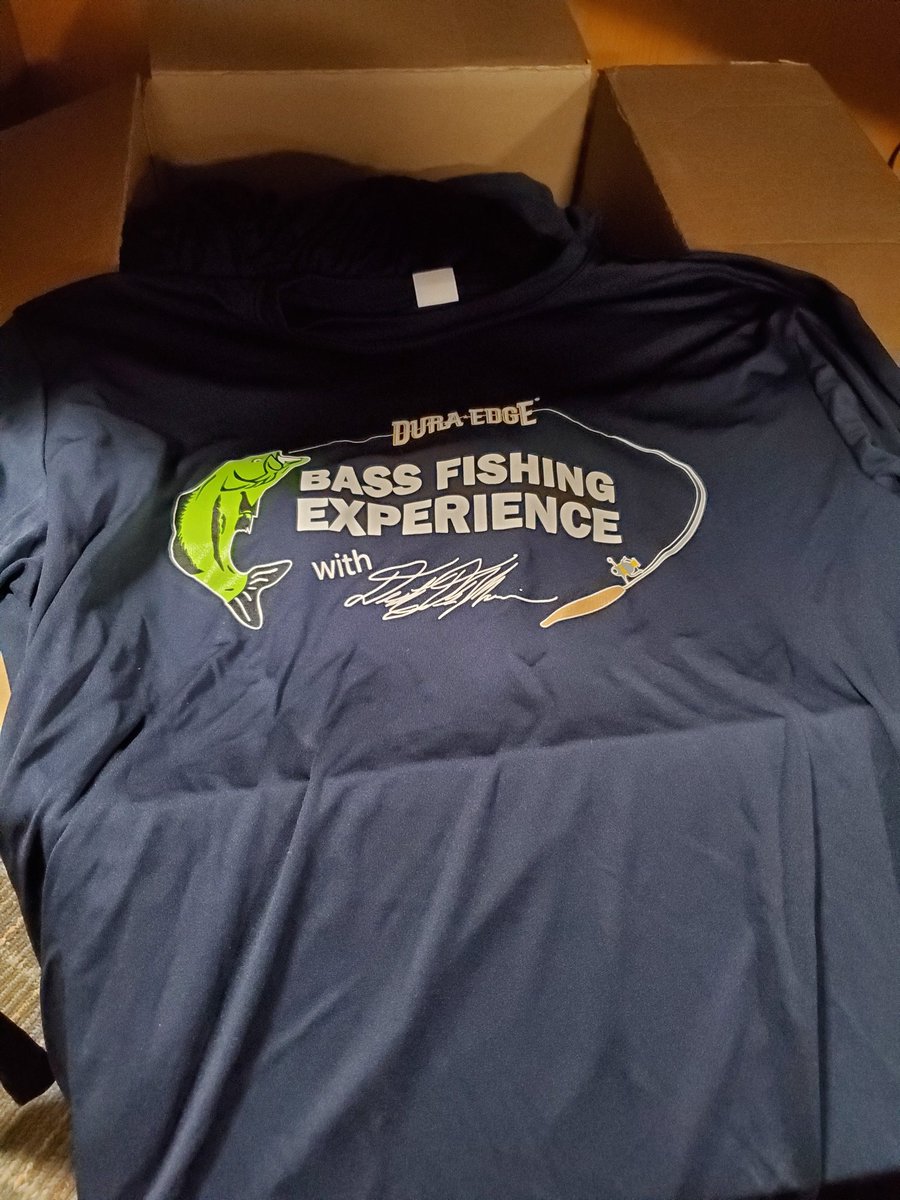 DEBassFishingEx's tweet photo. New shirts are here for the year! RETWEET and and we'll pick a winner tomorrow to get the first one. ⚾️🎣 #LunkerCrew https://t.co/dejjXqpKfB