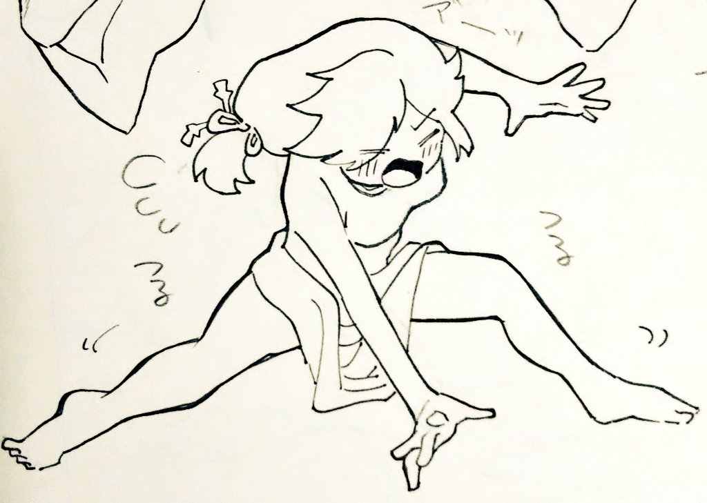 二枚目は何で描いたのか分からないどよよちゃん。 