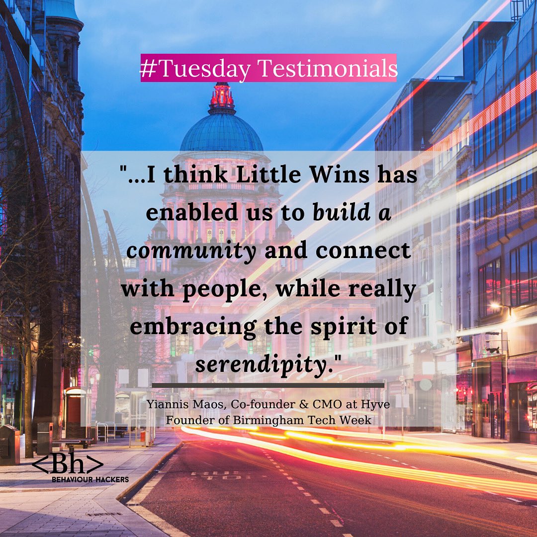 BehaviourHacker's tweet image. 🥰This means so much for us! Thank you! @yiannismaos 
#BehaviourHackers #TuesdayTestimonials #LittleWins #LittleWinsFriday #Testimonials #Community #Serendipity