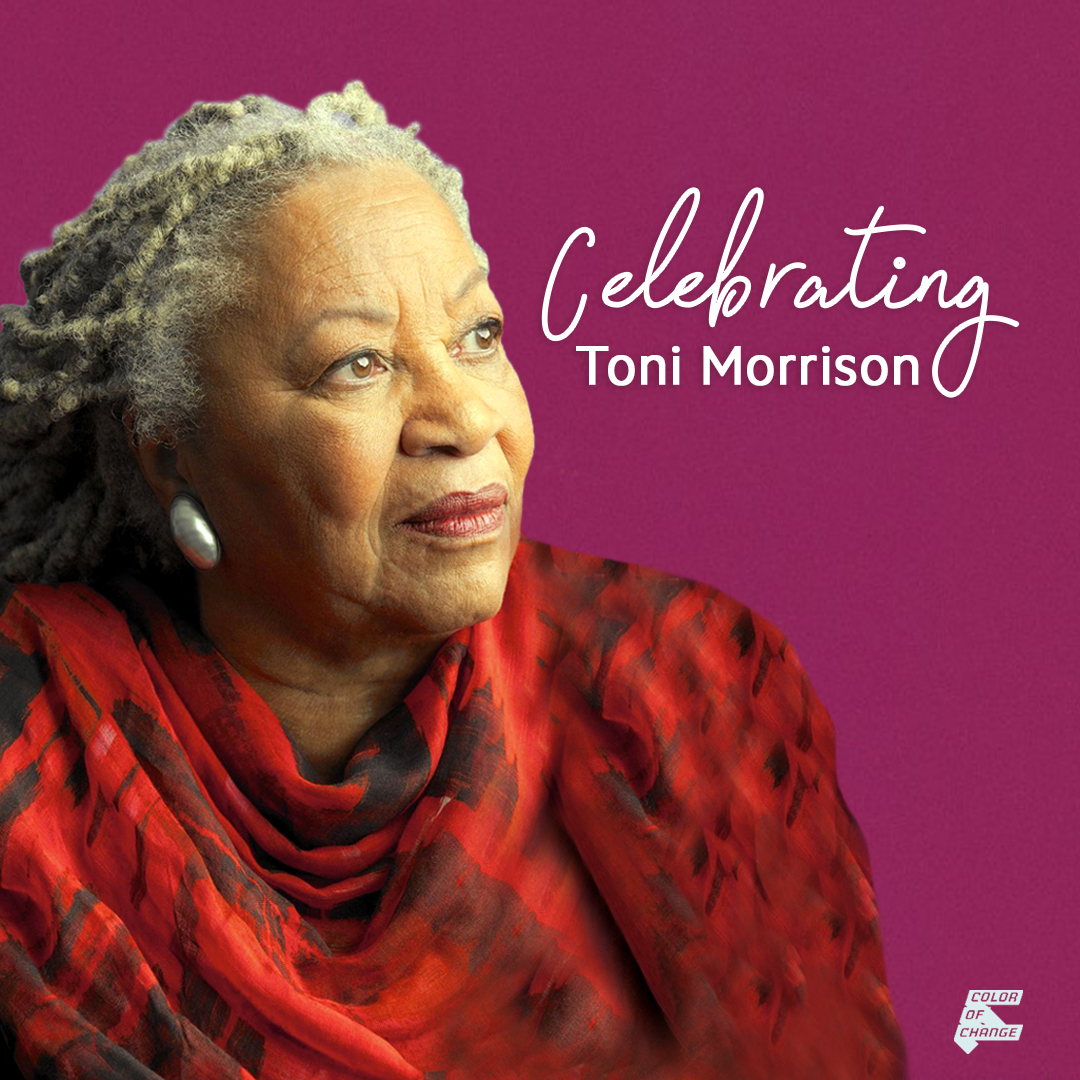 It's #ToniMorrison's birthday! Today, we celebrate her incomparable storytelling by continuing to push publishers & booksellers like @BNBuzz to promote Black authors & stories. Check the link to learn more #TellBlackStories #BlackHistoryMonth -> secure.actblue.com/donate/celebra…