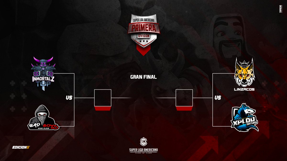 Ya están aquí las semifinales de esta 5° edición
Este domingo 23 no puedes perderte estas dos guerras titanicas.