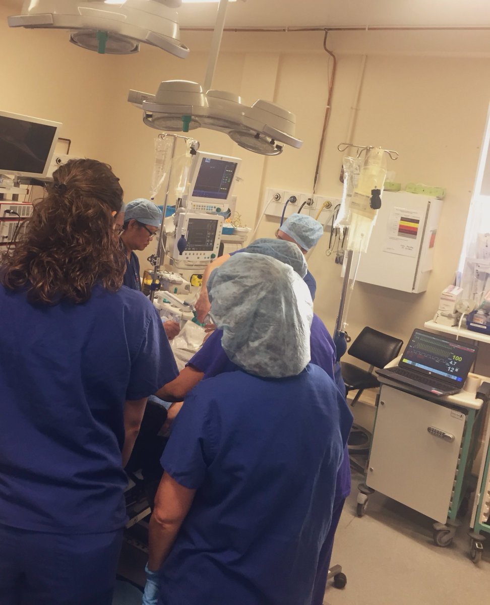CaoiDuffy's tweet photo. We had a simulated anaphylaxis case in theatre today @CoombeHospital great to have a MDT presence, lots of learning&refreshing-I learnt there’s an anaphylaxis kit box in each OT! #anaphylaxisbox #teamsimulation #teamtraining #patientsafety https://t.co/3T7ry4fJn5
