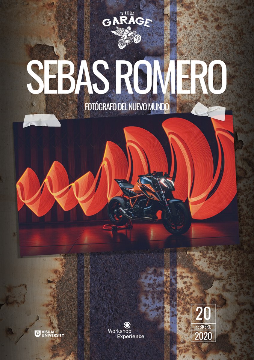 Este jueves vuelve #TheGarage.
Entradas: workshopexperience.com/sebas-romero-f…