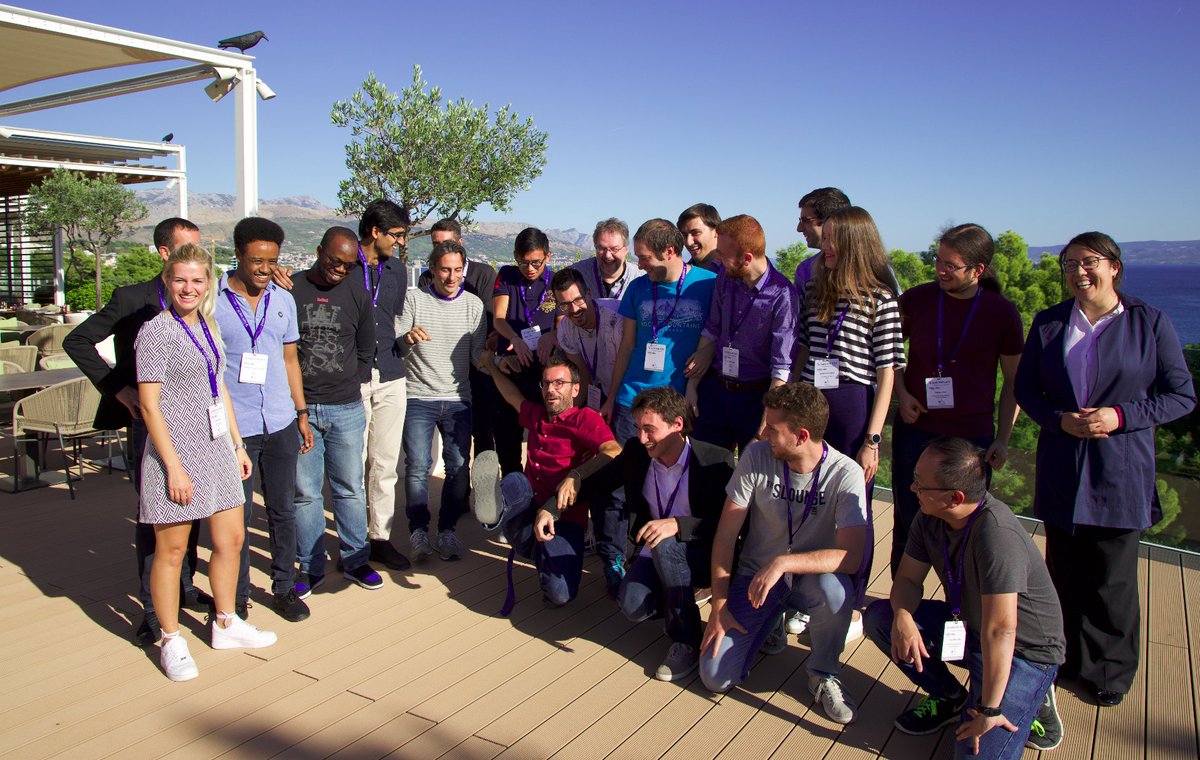 Our team after the Final Workshop in Split, jointly with #SoftCom2019 , September 2019. ESRs relaxed before the rush for their #PhD thesis defense during these months! 😎🖖