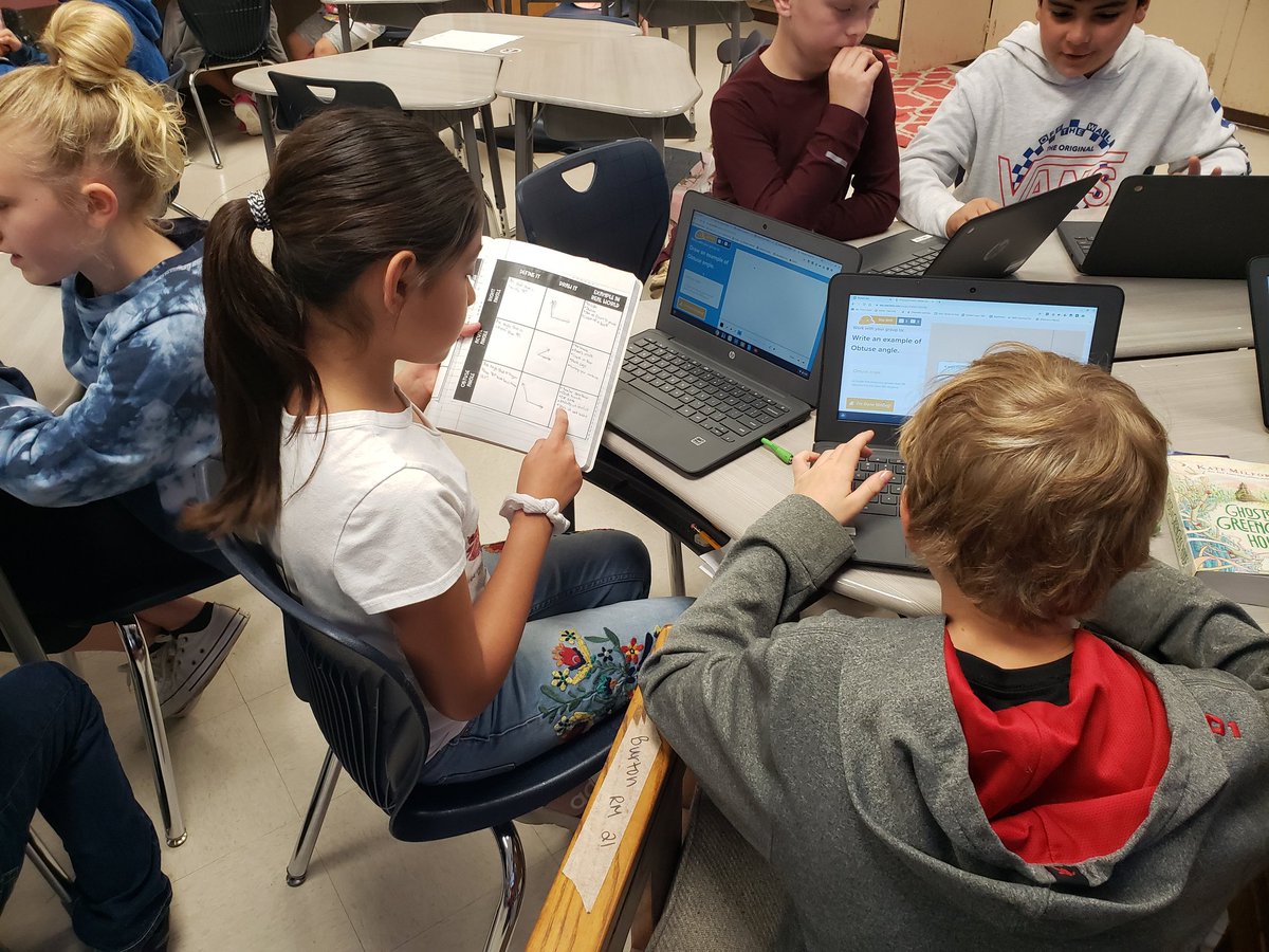 FlinnClass's tweet photo. What better way to get engaged after a 4 day weekend than using @PearDeck Flashcard Factory to refresh our memory of geometric vocabulary? Students worked in teams to create virtual flashcards with a definition, example, and illustration of each term. #LISDVIP #LoveMyLISD https://t.co/h39dwHZTDT