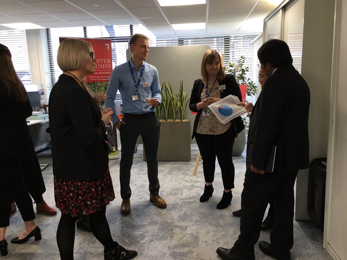 Really impressive visit to our External Relations Division. They are doing outstanding work on alumni engagement, marketing, student recruitment and events. Got to see a preview of the new University identity #excited