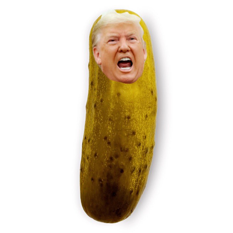 kylemac0's tweet photo. The time has come #pickletrump https://t.co/mBQ9eeiLoT