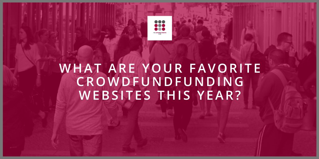 thecrowdhub's tweet photo. Hey everybody! We want to know what your favorite crowdfunding websites are for this year. LEAVE IT IN THE COMMENTS BELOW so that others could see and share theirs too! #thecrowdfundinghub #crowdfunding #crowdfundingwebsites #bestcrowd #howtocrowdfund https://t.co/ChM5UsLmB7