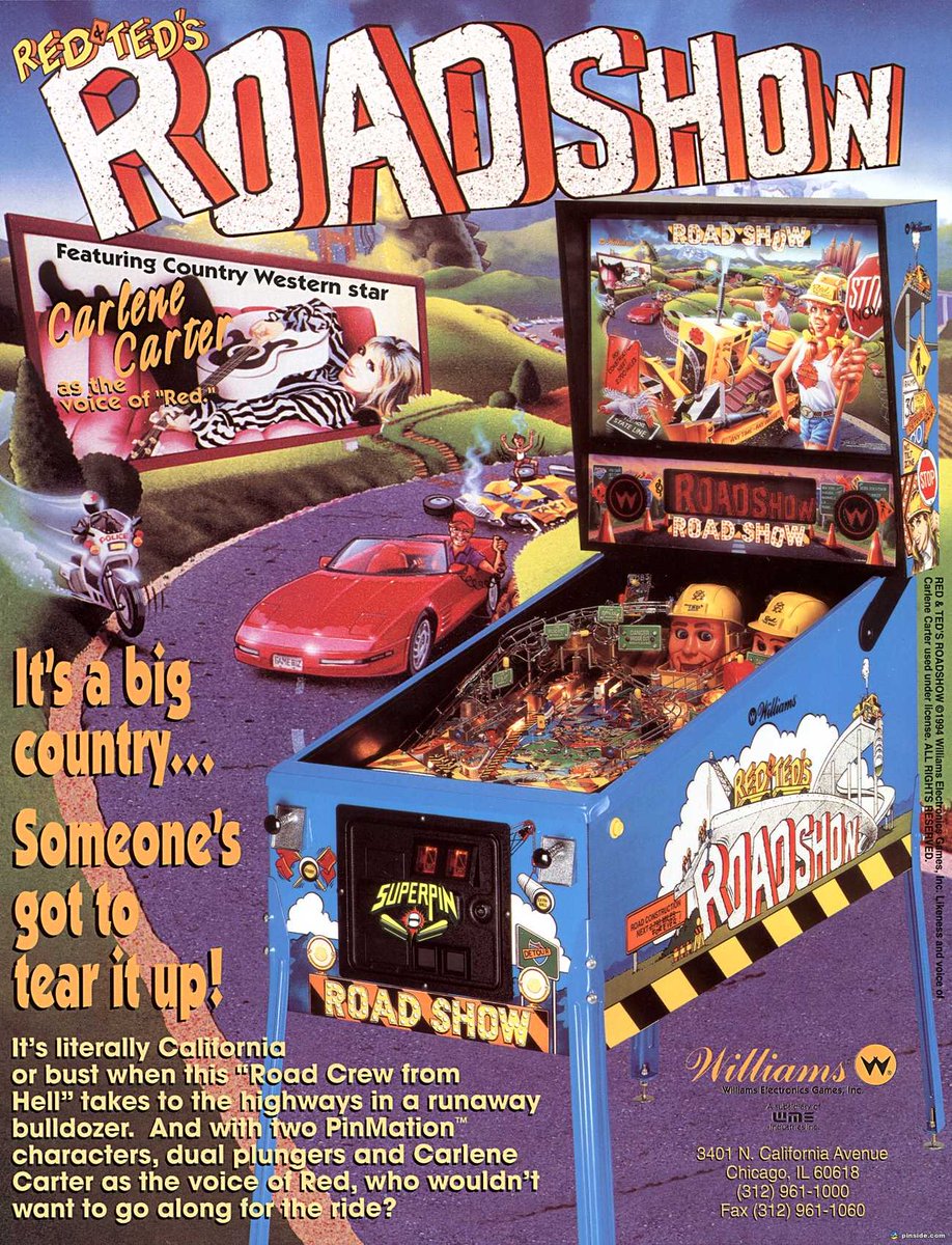 PAPApinball's tweet photo. YEE-HAW! Our country music show is TONIGHT! The PAPAtv crew will be playing Williams' ROADSHOW and CACTUS JACK'S by Gottlieb. Tune in to: https://t.co/7N2ra60eM9 at 7:30PM Eastern! https://t.co/Spcx9ZZU5o