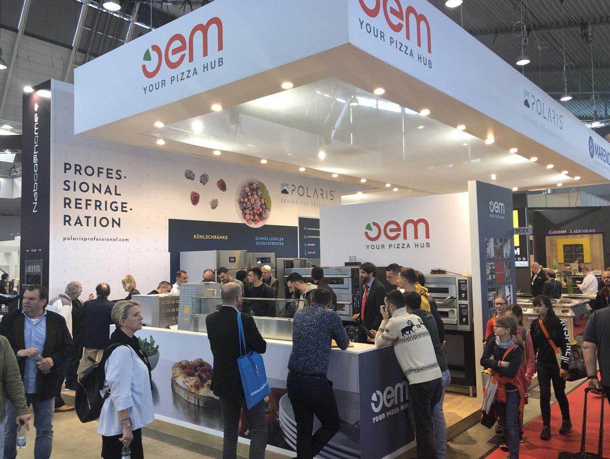 OemPizzaSystem's tweet photo. Non spingete, c’è #PIZZA per tutti! Ad #INTERGASTRA 2020 (#Germany) ancora un giorno di visita e #degustazioni: grazie a tutti i graditi ospiti, ai colleghi e all’organizzazione dell' @AliGroupFS professionisti della #Ristorazione per #vocazione) #pizzahub #pizzataste #pizzaworld https://t.co/hYugTKVY7W