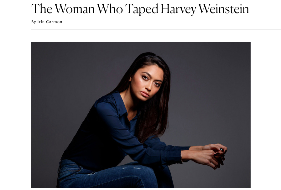 Democracy Now On Twitter Ambra Gutierrez Recorded Harvey Weinstein Admitting Sexual Assault