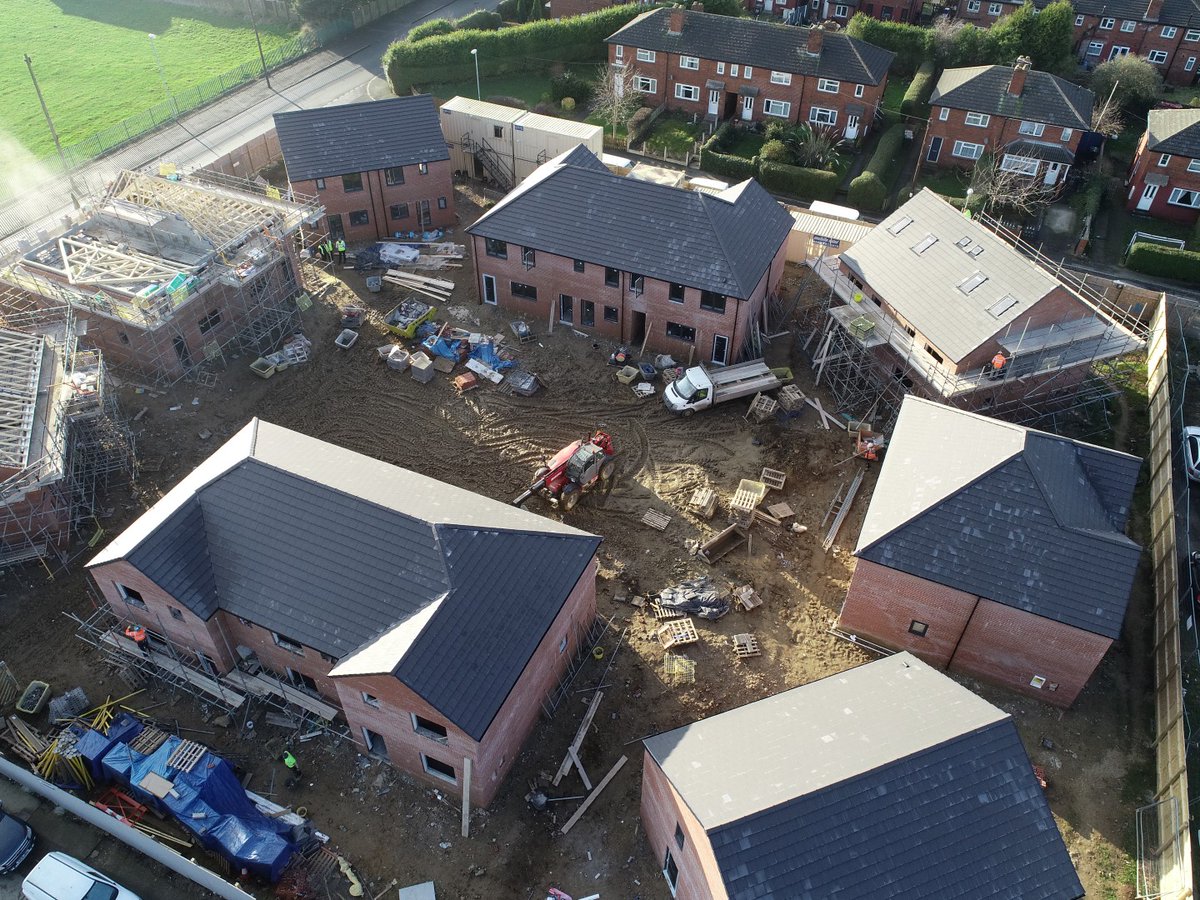 Some great drone images of our @Leedsfederated site at Acre Road in Middleton, Leeds.

The project is providing 18 much needed homes for social rent thanks to funding from <a href="/LeedsCC_News/">Leeds Council News</a>

#HousingCrisis #Leeds #BWA
