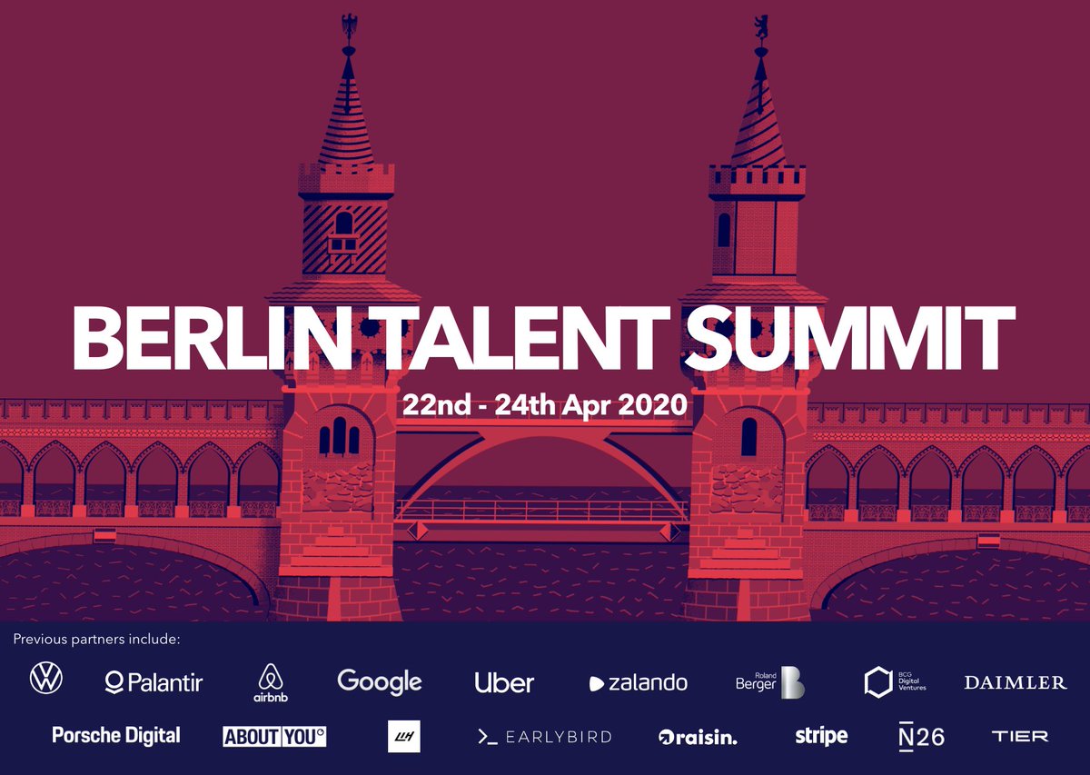 iesetech's tweet photo. The Berlin Talent Summit will take place on April 22-24 connecting 300 students and 35+ tech companies.

Recruiters include Airbnb, BCG DV, Google, N26, Porsche, Stripe, TikTok, Uber, VW, Zalando, etc.

Apply until 03/25 on https://t.co/pXAIFkuOOV with fast track code "IESE_TC". https://t.co/BiycDIAPKu