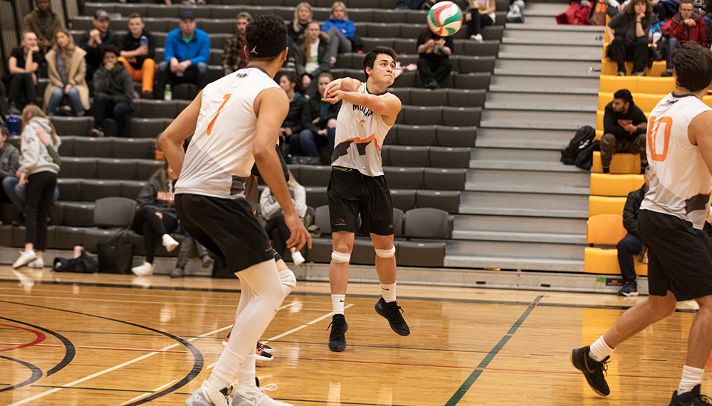 #OCAAMVB Rankings 🏐
1⃣ <a href="/HumberHawks/">Humber Athletics</a> ↔️
2⃣ <a href="/durhamlords/">Durham College Lords</a> ↔️
3⃣ <a href="/CC_Condors/">Conestoga Condors</a> ↔️
4⃣ <a href="/NC_Knights/">Niagara College Knights</a> ↔️
5⃣ <a href="/RedeemerRoyals/">Redeemer Royals</a> ↔️
6⃣ @GeorgianGrizz ↔️
7⃣ <a href="/CanadorePanther/">Canadore Panthers</a> ↔️
8⃣ <a href="/FanshaweFalcons/">Fanshawe Falcons</a> ↔️
9⃣ <a href="/FlemingKnights/">Fleming Knights</a> ⬆️
🔟 <a href="/MoMountaineers/">Mohawk Mountaineers</a> ⬆️