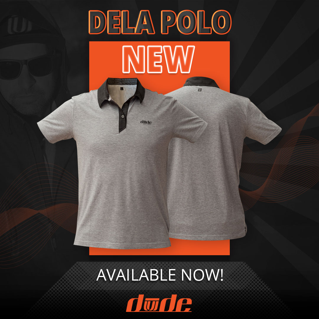 The Dela Polo features lightweight, breathable, high quality fabric, two piece stand up collar for added sun protection and contrasting boomerang yoke.
To SHOP NOW..ow.ly/8mgJ50yk4V4
#dudeclothing #discgolfclothing #discgolfapparel #discgolf #delapolo #dudetops #dudepropolo