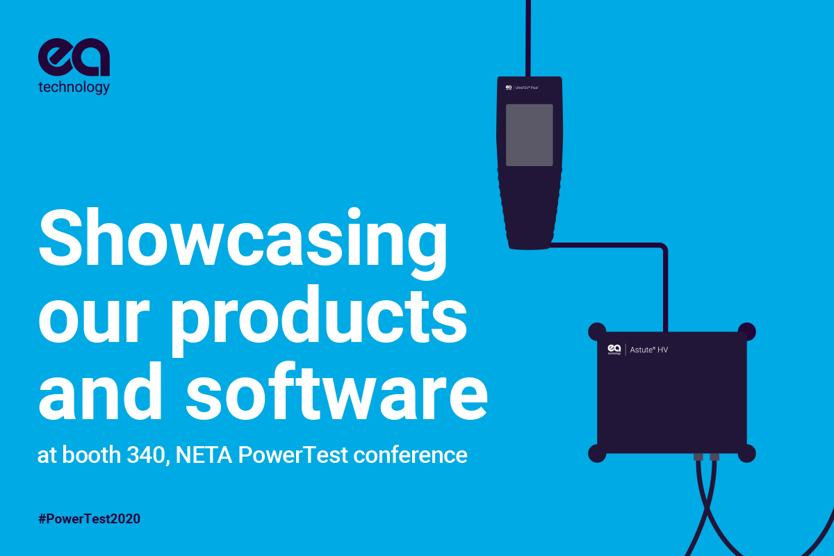 eatechnology's tweet image. We will be showcasing our Astute Monitoring System and our UltraTEV Plus2 instrument at booth 340 at the NETA PowerTest Conference, come and see us for a demonstration: bit.ly/39KNkFl

#PowerTest2020