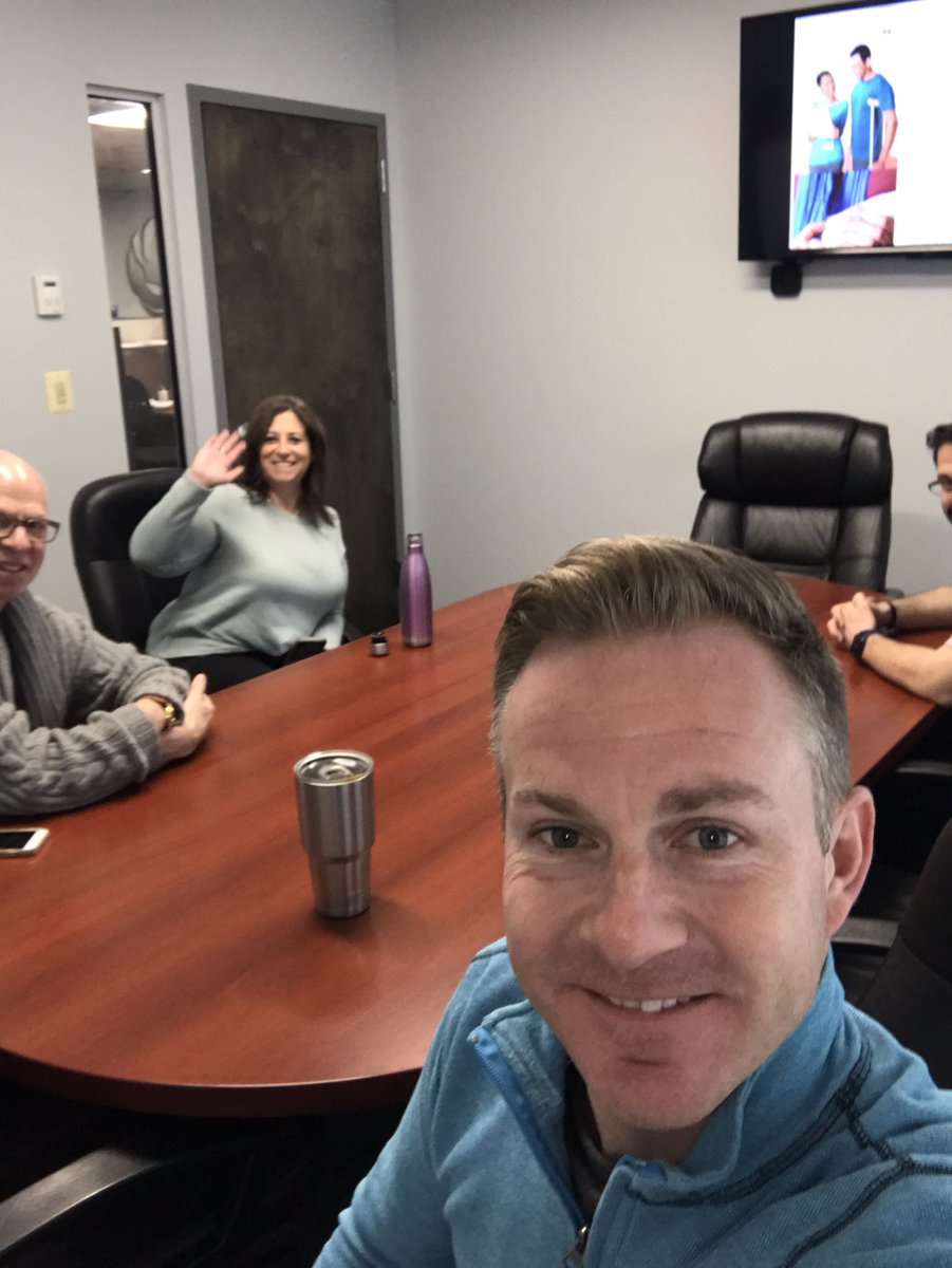 MikeGibble's tweet image. Taken to brighten mood in room after a deep health benefits discussion 🤓