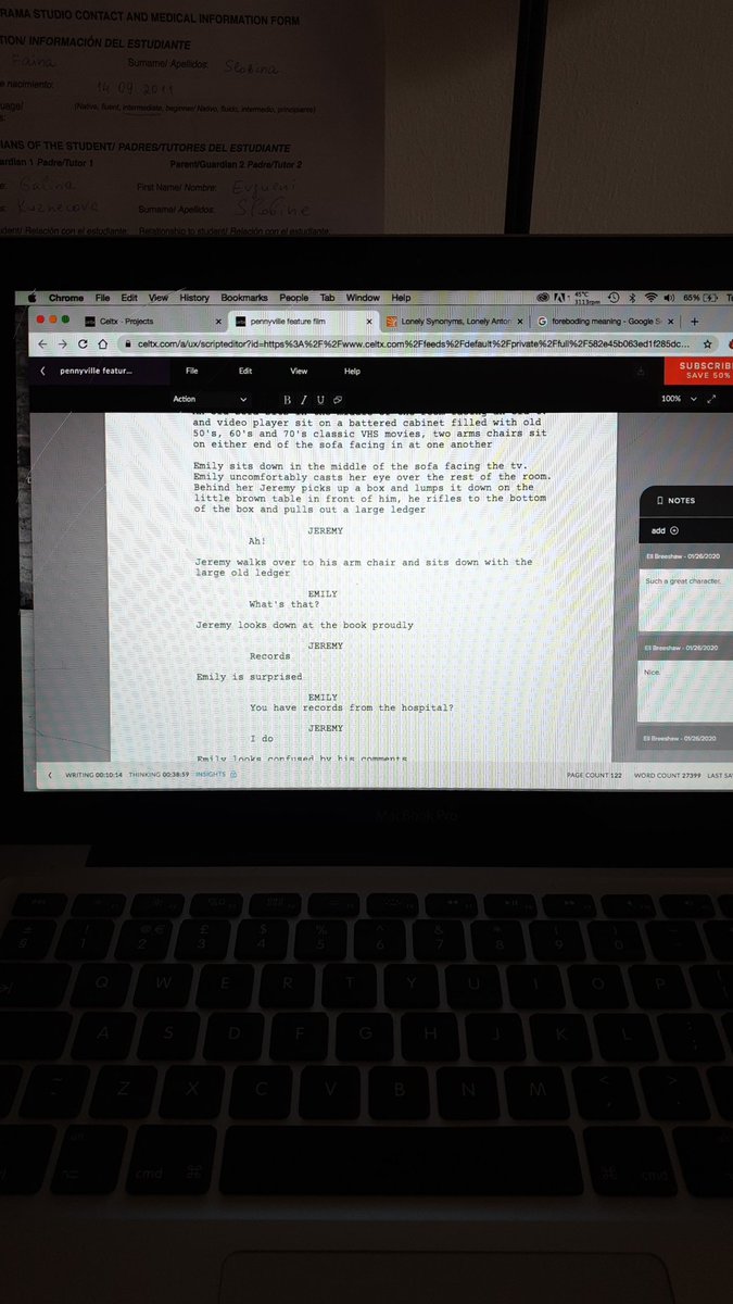 5essential's tweet image. Rewrite number six for Pennyville! "Great writers are great rewriters" heard this some where once, hope its true