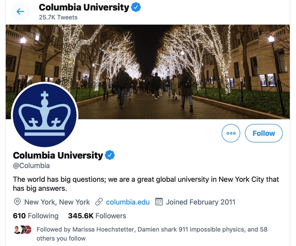 TheFirm's tweet photo. "As for Columbia University Medical Center — not a single answer to any of CNN's detailed questions about the possible coverup in this case." @DrewGriffinCNN https://t.co/Qk7FUr9Ke0
#BigAnswers must have sounded good at the time. But Columbia's silence defines who they are.👇 https://t.co/wWYUs4SDT7
