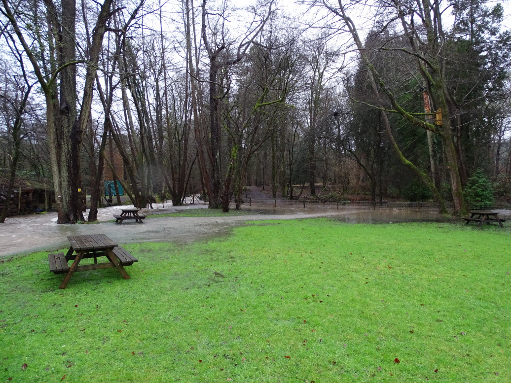 castlemainmill's tweet photo. Parkend was flooded with #StormDennis and at one point 3 of the 4 roads out of the village were closed. All clear now and water levels receding. The River Wye is now badly affected and our thoughts are with our neighbours as they deal with this dangerous situation.#forestofdean https://t.co/nRs6iQzkR1