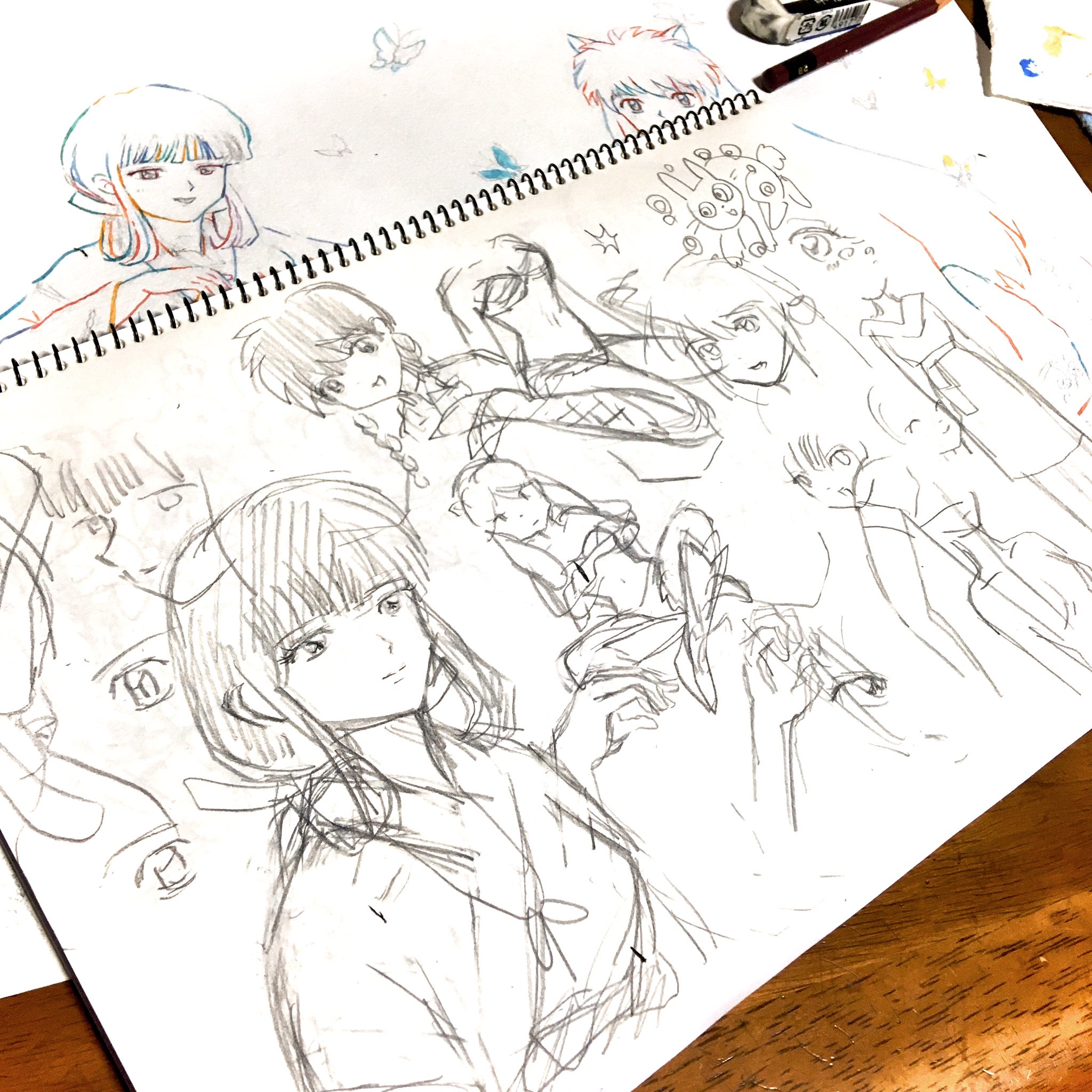 ざね虫 桔梗 せつないぜ Illustration Drawing アナログ イラスト 犬夜叉 桔梗 線画 T Co Lxgk2y6jju Twitter