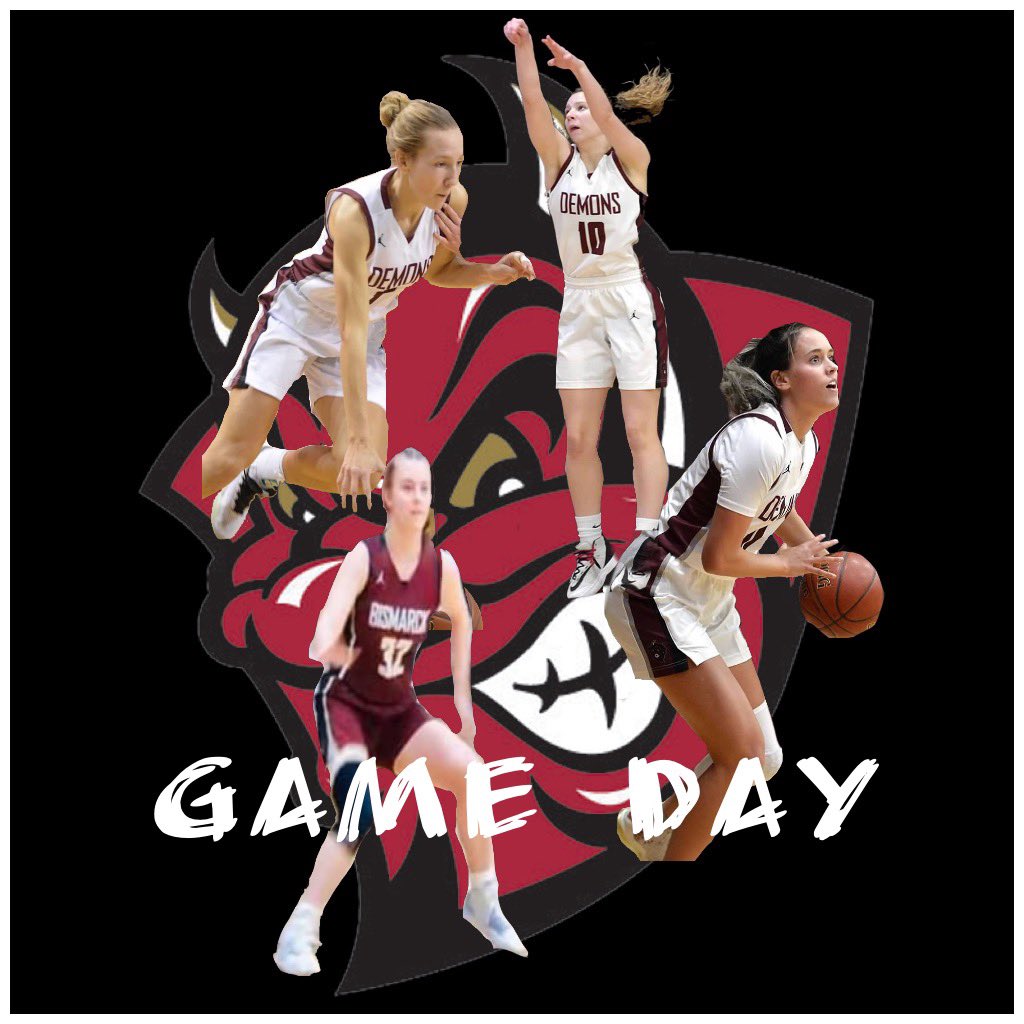 DemonGBB's tweet photo. 🏀⚡️Game Day!⚡️🏀

The Demons take on Mandan tonight in the Karlgaard on Senior Night! 🏀❤️

V-6:00
JV-4:15
10-7:30
 
#FAMILY #ALLIN #NITRO 
#Anna #Bailey #Cadee #Elle https://t.co/O6N1U4PhdP