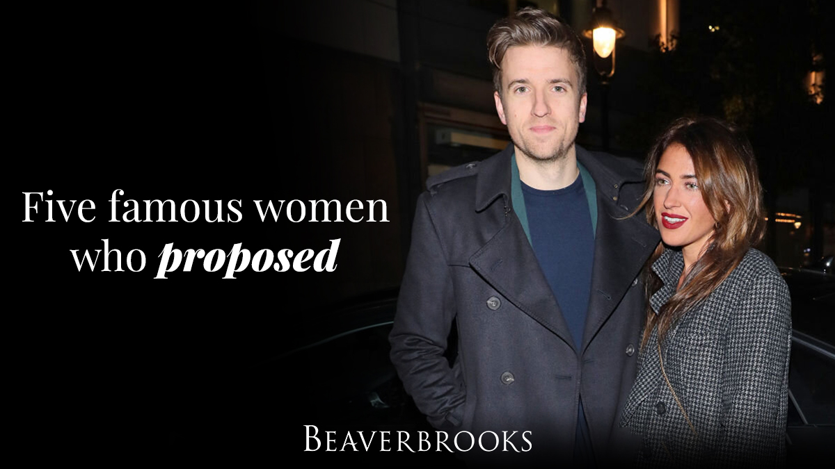 Beaverbrooks's tweet photo. At Beaverbrooks we think women can propose when they want, not just every four years as the leap year tradition states. Check out our fave ladies who decided their own destiny, including the lovely @bellamackie: https://t.co/sRN9SNPFmy 😍 #leapyear #outdatedtraditions https://t.co/BR0K34O3Kl
