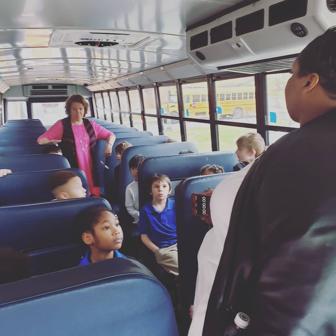 BullpupPride's tweet photo. Today we practiced schoolwide bus evacuations. Every student practiced what to do in an emergency situation. Great work @StanlySchools transportation department and our #BullpupBest  students! @SuperatSCS https://t.co/WR4rUfg9Z9