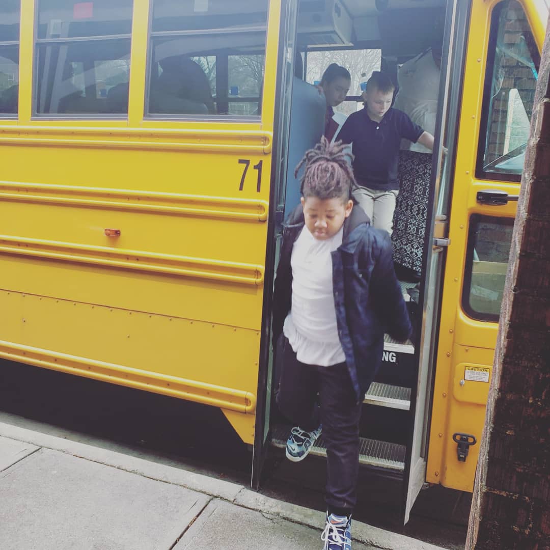 BullpupPride's tweet photo. Today we practiced schoolwide bus evacuations. Every student practiced what to do in an emergency situation. Great work @StanlySchools transportation department and our #BullpupBest  students! @SuperatSCS https://t.co/WR4rUfg9Z9