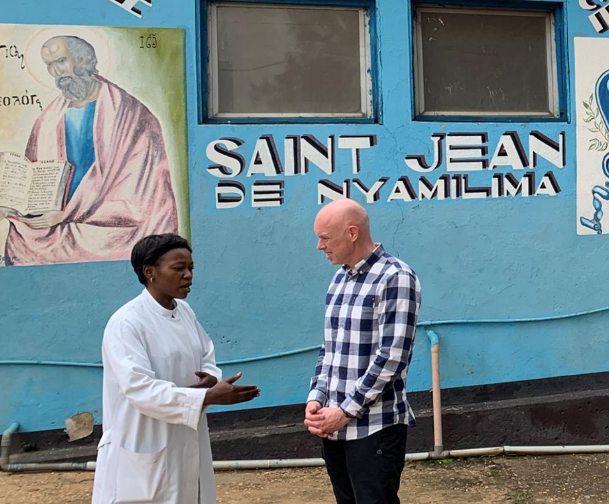 A massive privilege meeting the amazing Dr Isabel who runs Binza Hospital in #DRCongo this morning. She speaks of her frustration but determination to tackle so many problems with so few resources. We’re stepping up our work in this area, especially tackling child malnutrition.