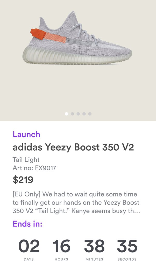 Yeezy Boost 350 V2 Tail Light Sneaker Ash Crewneck