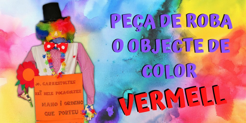 epiasabadell's tweet photo. Ja arriba el Rei Carnestoltes i amb ell també arriben les primeres ordres... demà veurem molt color vermell a l’escola!
#CARNAVALPIASABADELL
#INFANTILPIASABADELL
#PRIMARIAPIASABADELL https://t.co/qkNDoTiorc