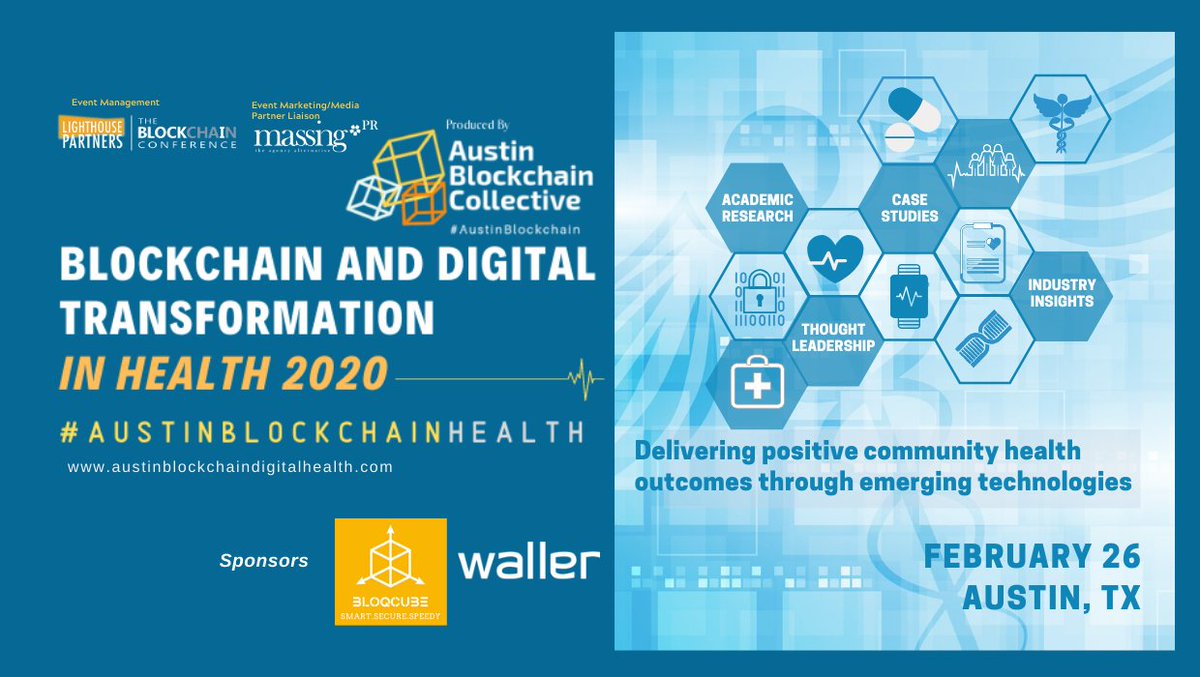 Health data rights are a focus issue at the Blockchain and Digital Transformation in Health 2020 Symposium bit.ly/2V0SEjT

#HIPAA #healthcare #digitalhealth #medtech #Web3 #genomicdata #biomed #LifeSciences #blockchain #healthdata #biotech #blockchaintechnology #atxevent