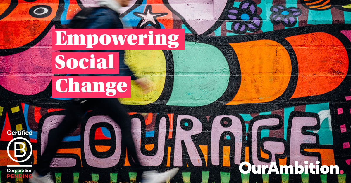 ourambitionltd's tweet photo. What does being a #BCorp mean?

It means being a socially responsible business. It means not putting profit before people and planet. It means #GivingBack by donating our time to charities.

Find out about our Giving Back program: https://t.co/145sWGXaZn

#EmpoweringSocialChange https://t.co/nwYHzB5tJa