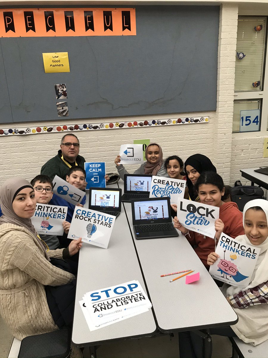 AmberKenis's tweet photo. Lieb 5th grade Ss and Ps participated in a tech breakout on Friday! Thanks @JaneGarner25 and Ms. Philbin! #liebcares #rsd122cares https://t.co/lVwZ3kPf6z