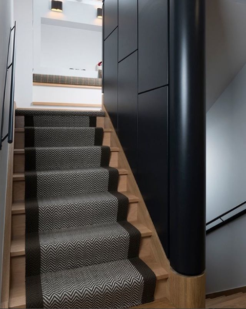 ONE17 Architects & Interior Designers (@one17design) on Twitter photo A bespoke staircase design seen in one of our residential projects made from solid oak and powder coated steel with a wool herringbone carpet from <a href="/ConceptHandtuft/">Concept Hand Tufting</a>. Photo credit <a href="/jontywilde/">Jonty Wilde</a> #staircase #bespokeinteriors #interiordesign #yorkshirearchitects #stairrunner #interiors A bespoke staircase design seen in one of our residential projects made from solid oak and powder coated steel with a wool herringbone carpet from <a href="/ConceptHandtuft/">Concept Hand Tufting</a>. Photo credit <a href="/jontywilde/">Jonty Wilde</a> #staircase #bespokeinteriors #interiordesign #yorkshirearchitects #stairrunner #interiors